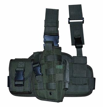 TG221GR OD Green Tactical Thigh Holster Right Handed