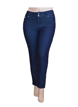 PLUS SIZE - NAVY - FITTED JEANS